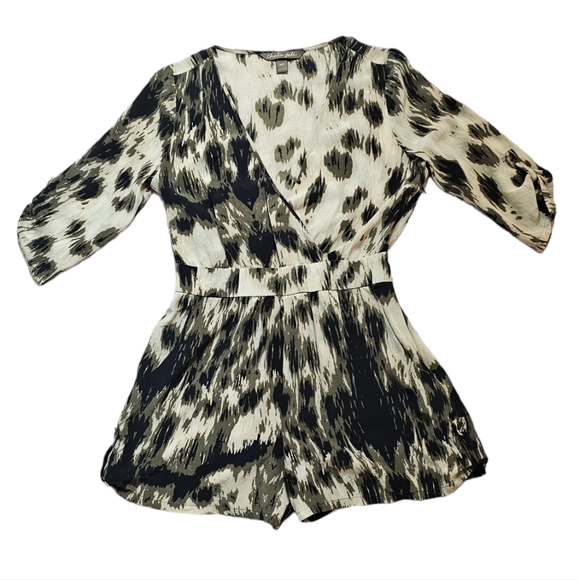 Charlie Jade 100% Silk Romper Size Small - Picture 6 of 11